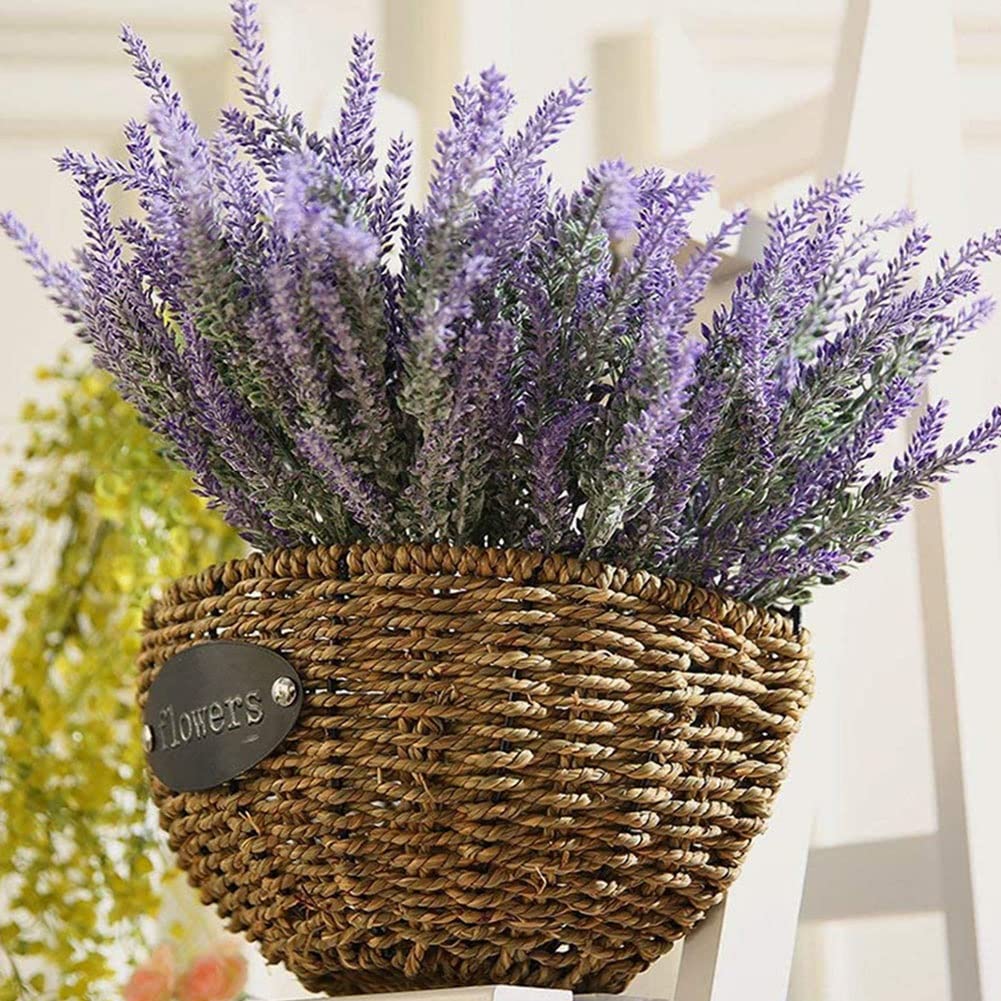 Fiori Artificiali Lavanda JustYit 4 Mazzi - Bouquet Finti Viola Per Decorazione Casa E Giardino - Foto 13