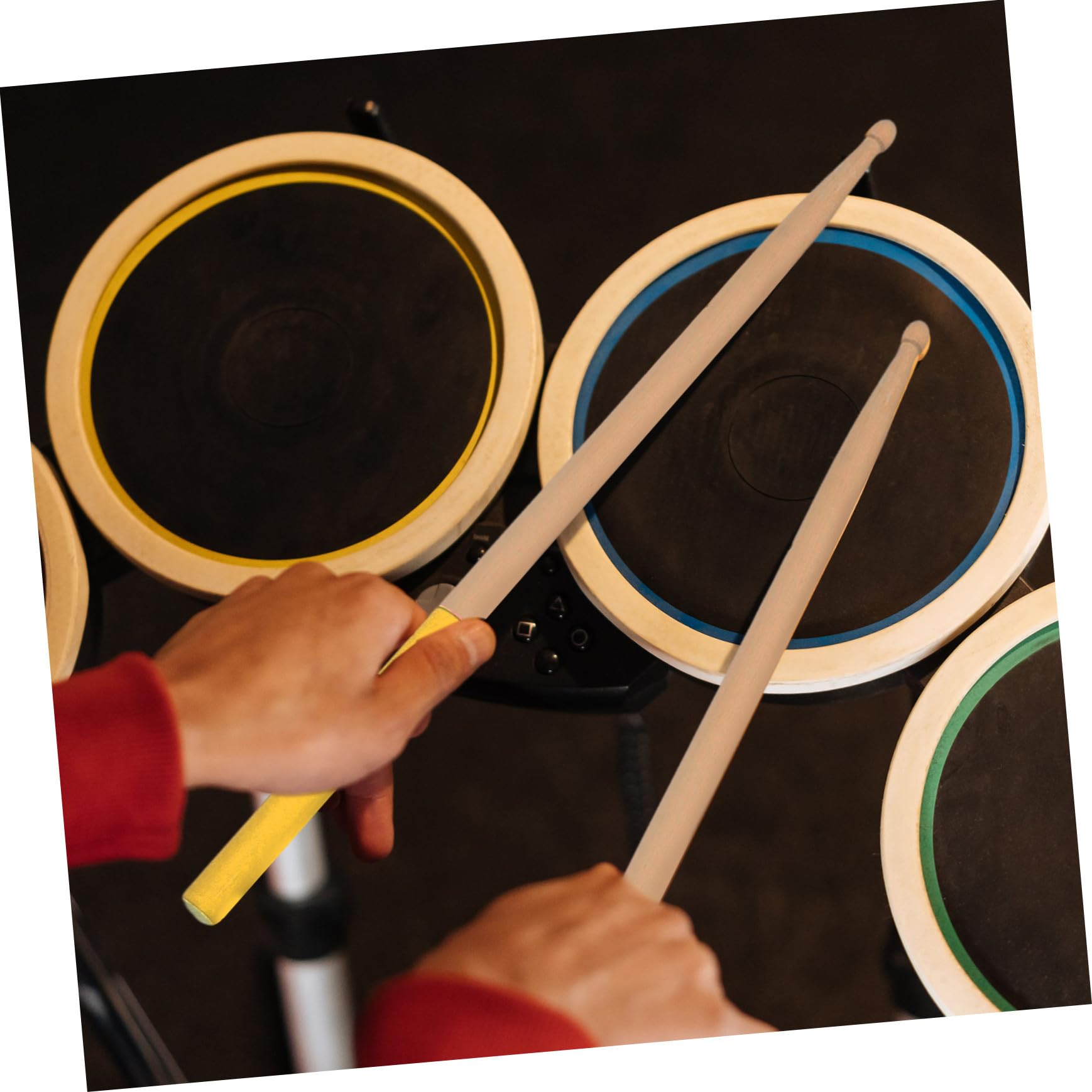 de Baguettes de Batterie et Prise Confortable en Érable Surface Antidérapante Lot de 6 Paires Adaptées aux Concerts Élèves Débutants