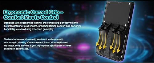 Miniatura 7 de Consola de juegos retro portátil R36s max Consola de juegos de mano, Consola portátil de emulador de juegos, Pantalla IPS de 4.0" HD 4K, Juego de