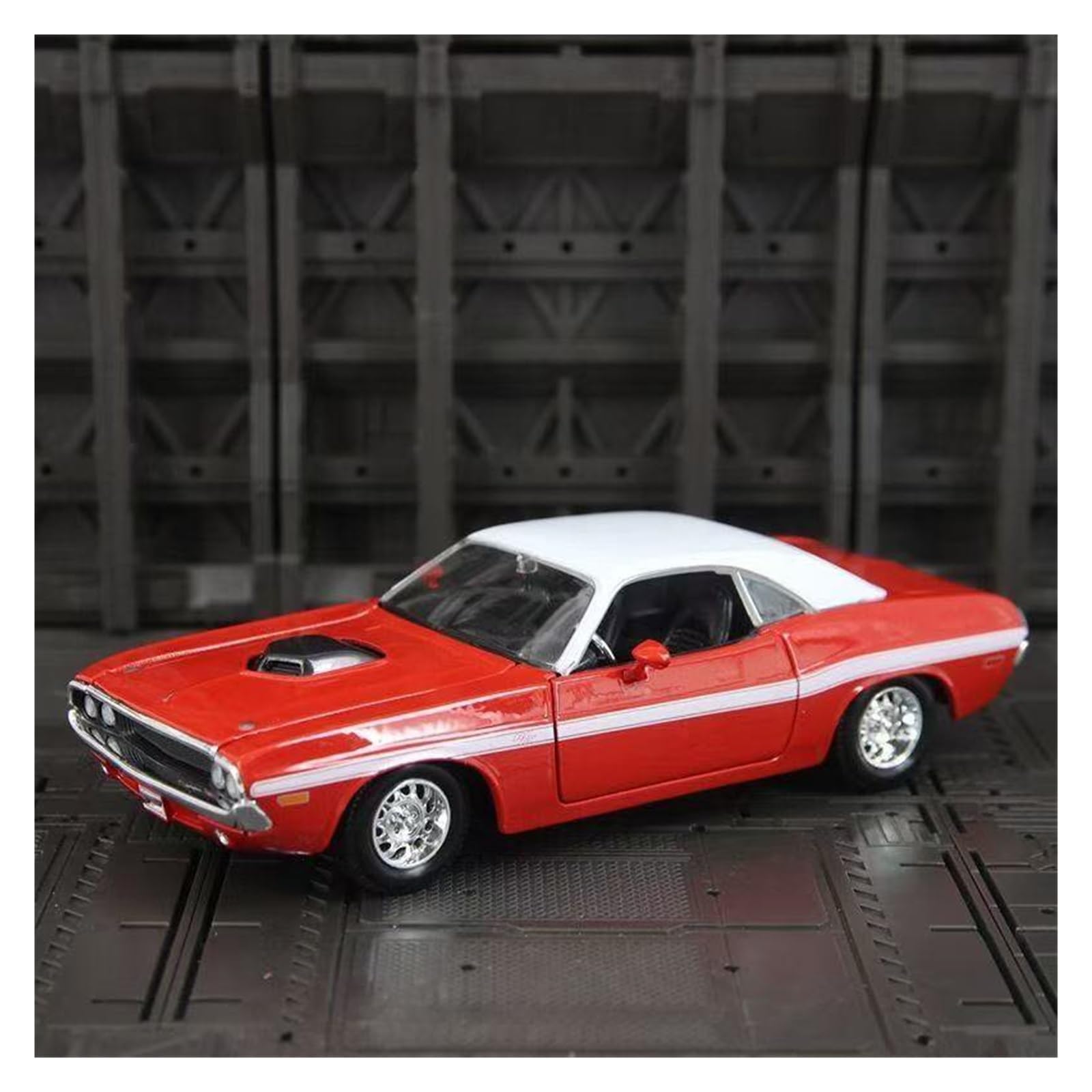 Btwodian Scale Model Car For Challenger R/T Coupe 1970 Diecast Model Car