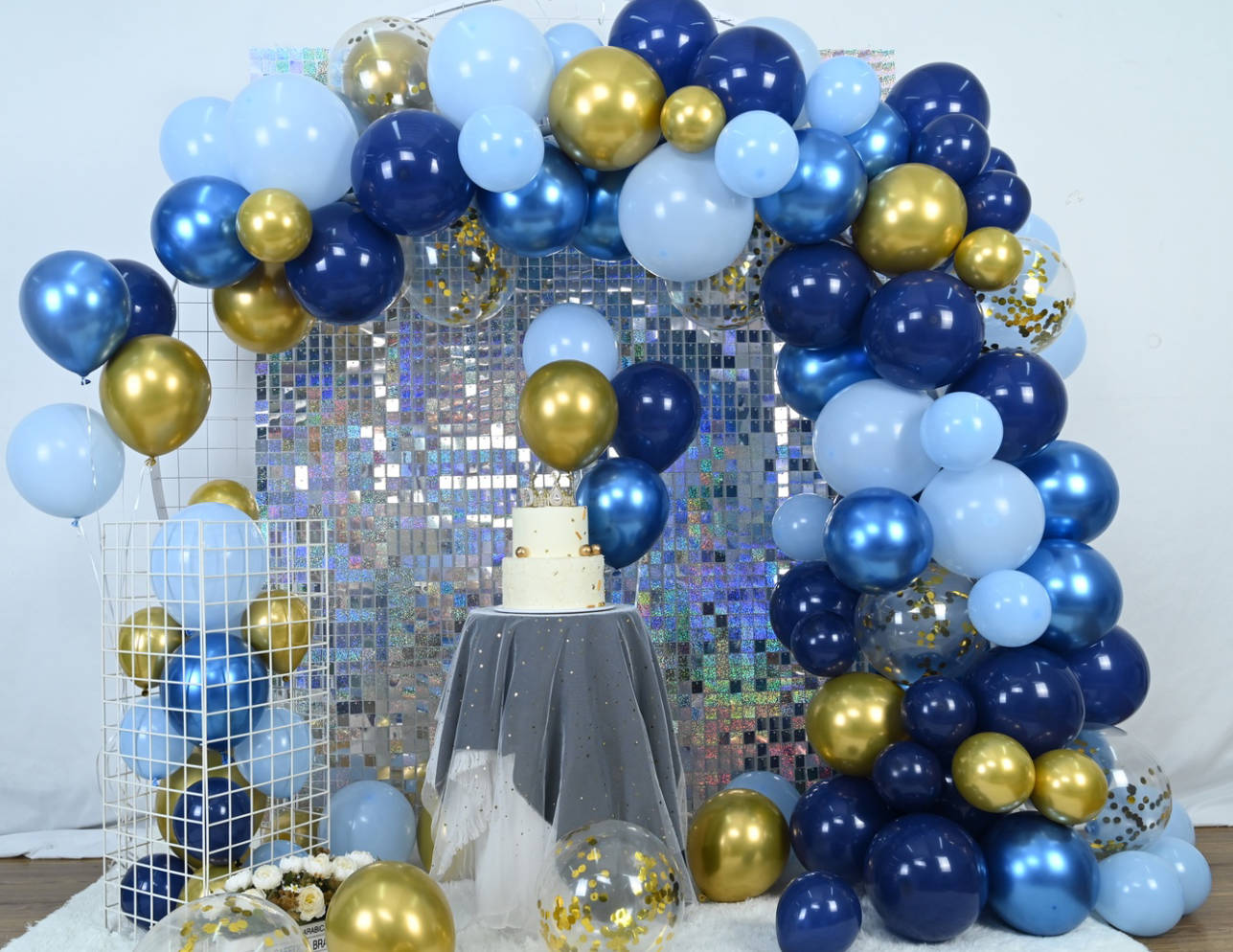 Amazon.com: 97PCS Navy Blue Balloon Garland Arch Kit, Metallic
