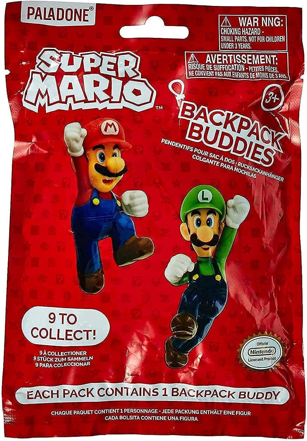 Paladone Super Mario Backpack Buddies, Red