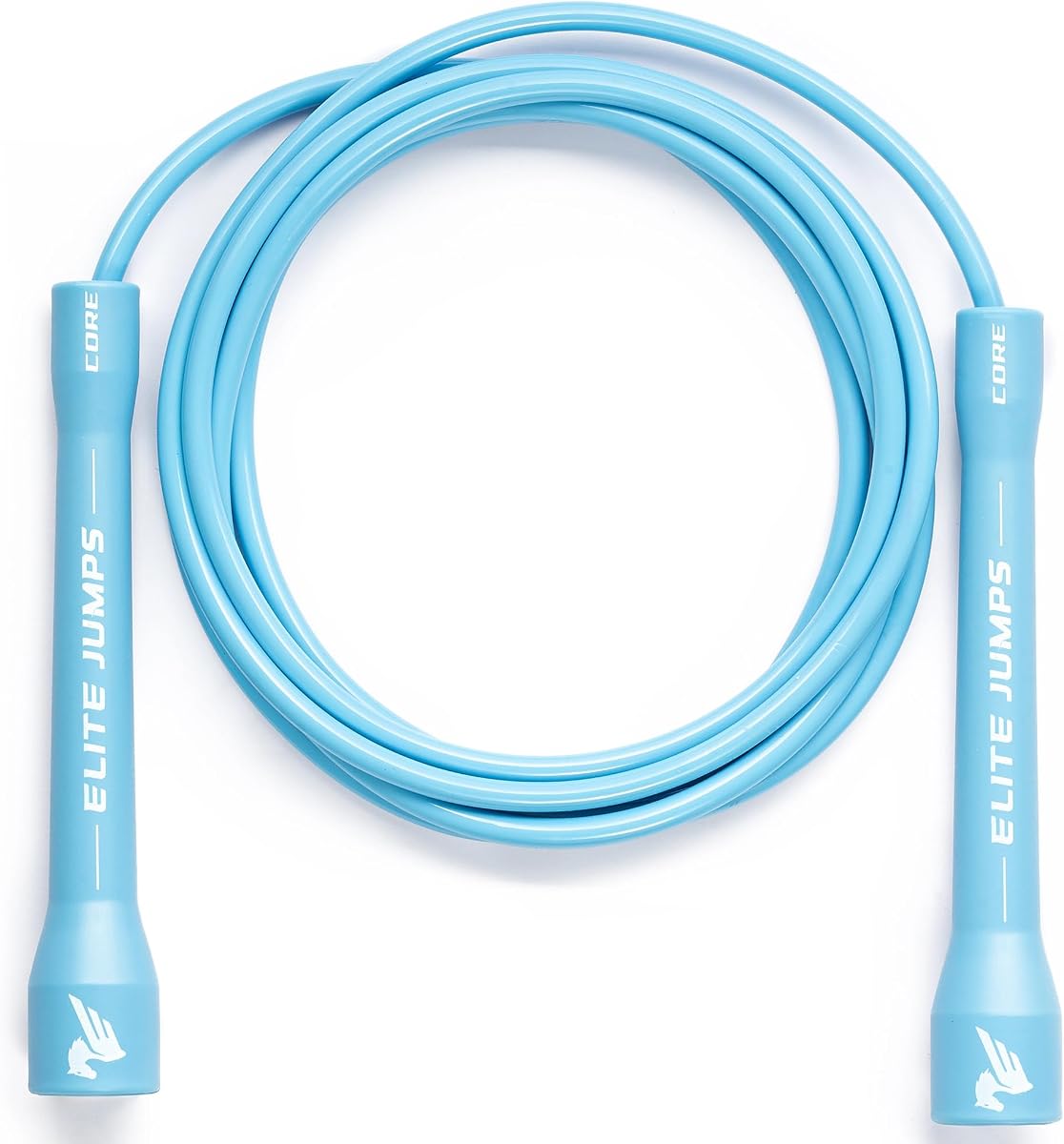 Elite Jumps Core 5mm, PVC Adjustable Skipping Rope | Durable 5mm PVC speed rope. Unbreakable handles. For fitness, boxing and kids. Adjustable, all ages.