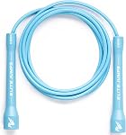 Elite Jumps Core 5mm, PVC Adjustable Skipping Rope | Durable 5mm PVC speed rope. Unbreakable handles. For fitness, boxing and kids. Adjustable, all ages.