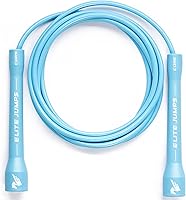 Vista 9 de Elite Jumps Cuerda de saltar Core – Cuerda de saltar ajustable para interiores y exteriores para entrenamiento y fitness – Cuerda de saltar de PVC
