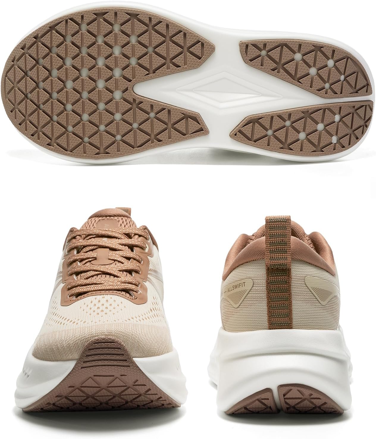 Women's Road Running Shoes Cushion Tennis Shoes Non-Slip Comfortable Lightweight Gym Workout Athletic Arch Support Walking Sneakers Active5K - Image 9