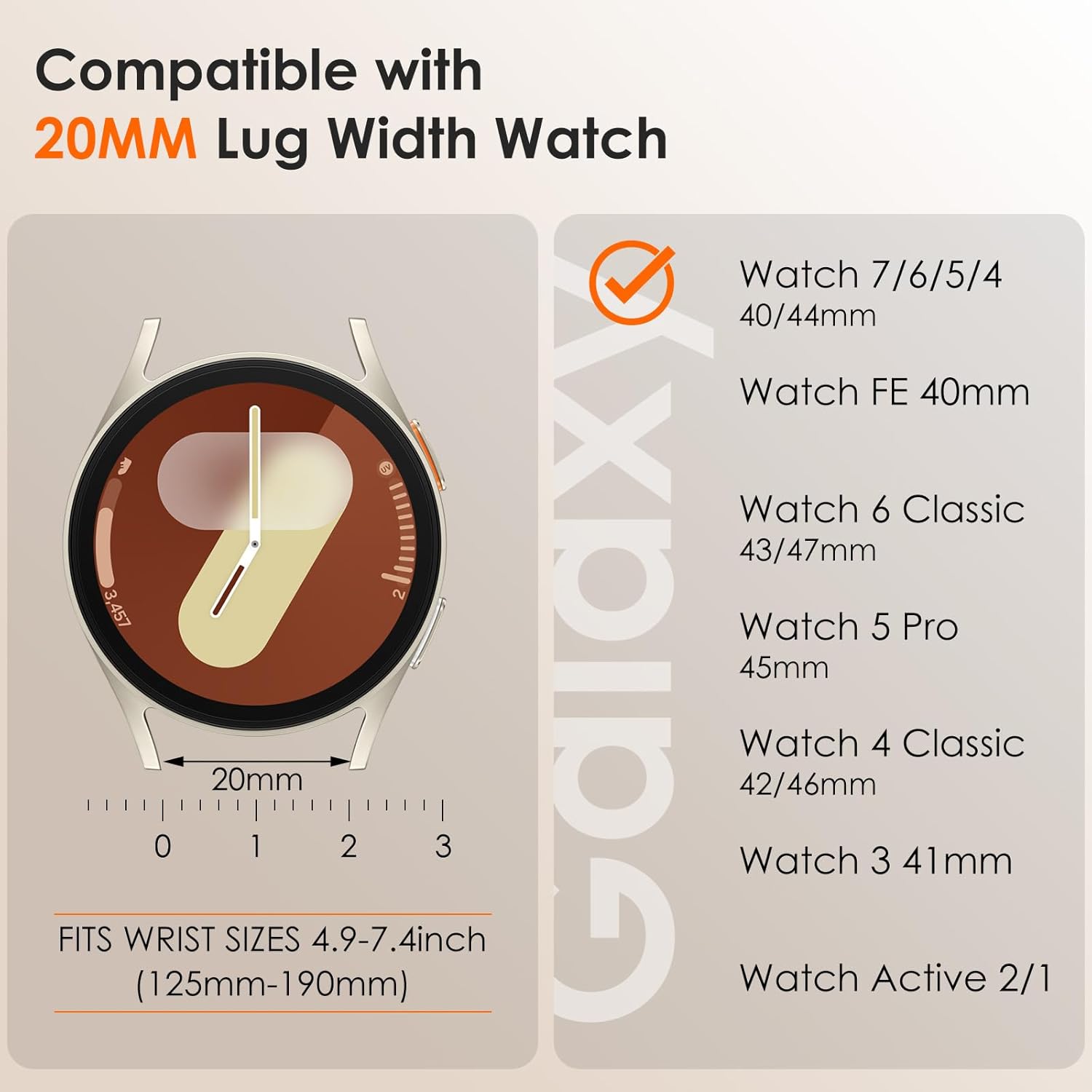 CHANCHY Leather Magnetic Watch Band Compatible with Samsung Galaxy Watch 8 40mm/44mm/Classic 46mm 2025, No Gap Top Grain Leather Dressy Band for Galaxy Watch8 Women Men - Image 5