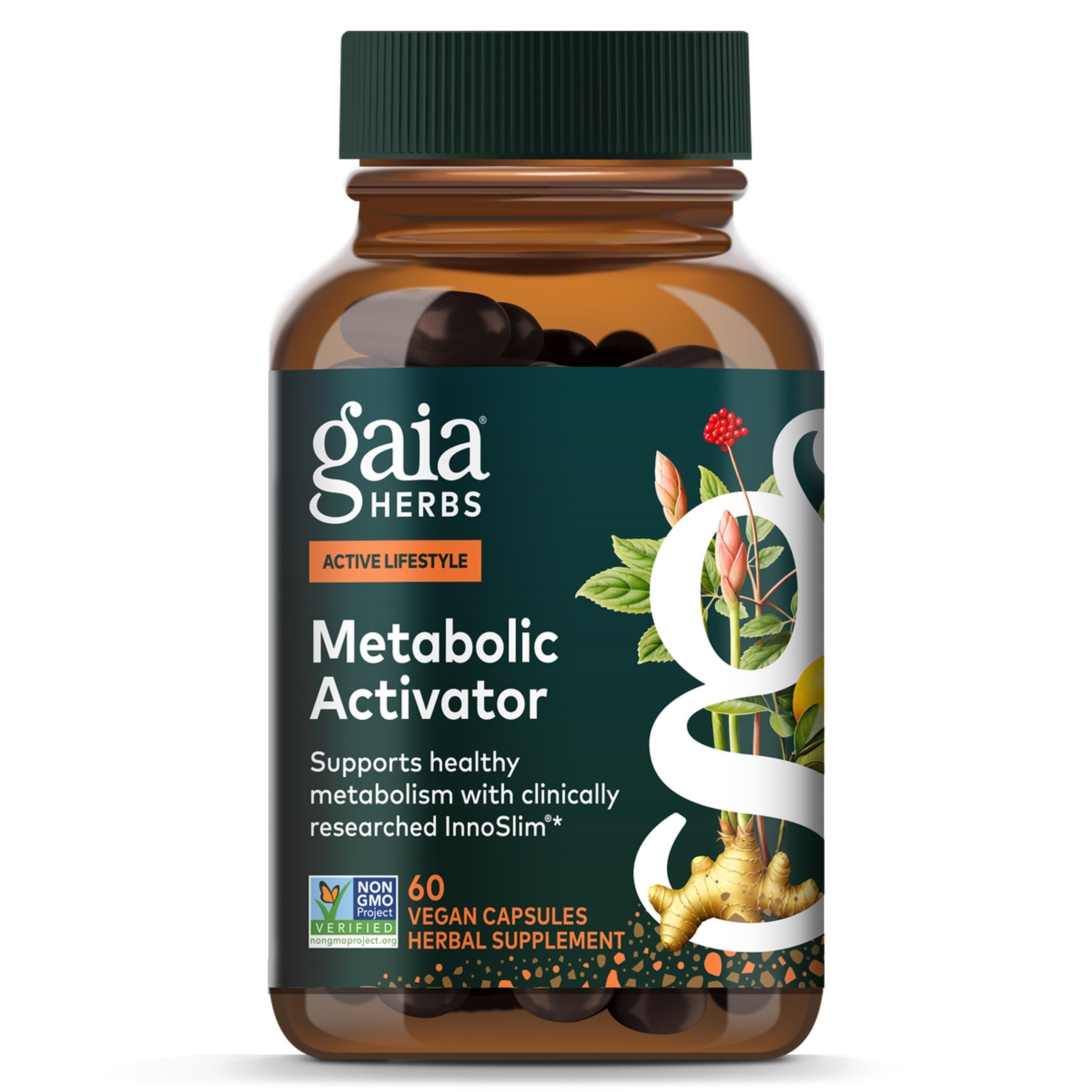 Gaia Herbs Metabolic Activator, 60 Vegan Capsules, 60 Servings