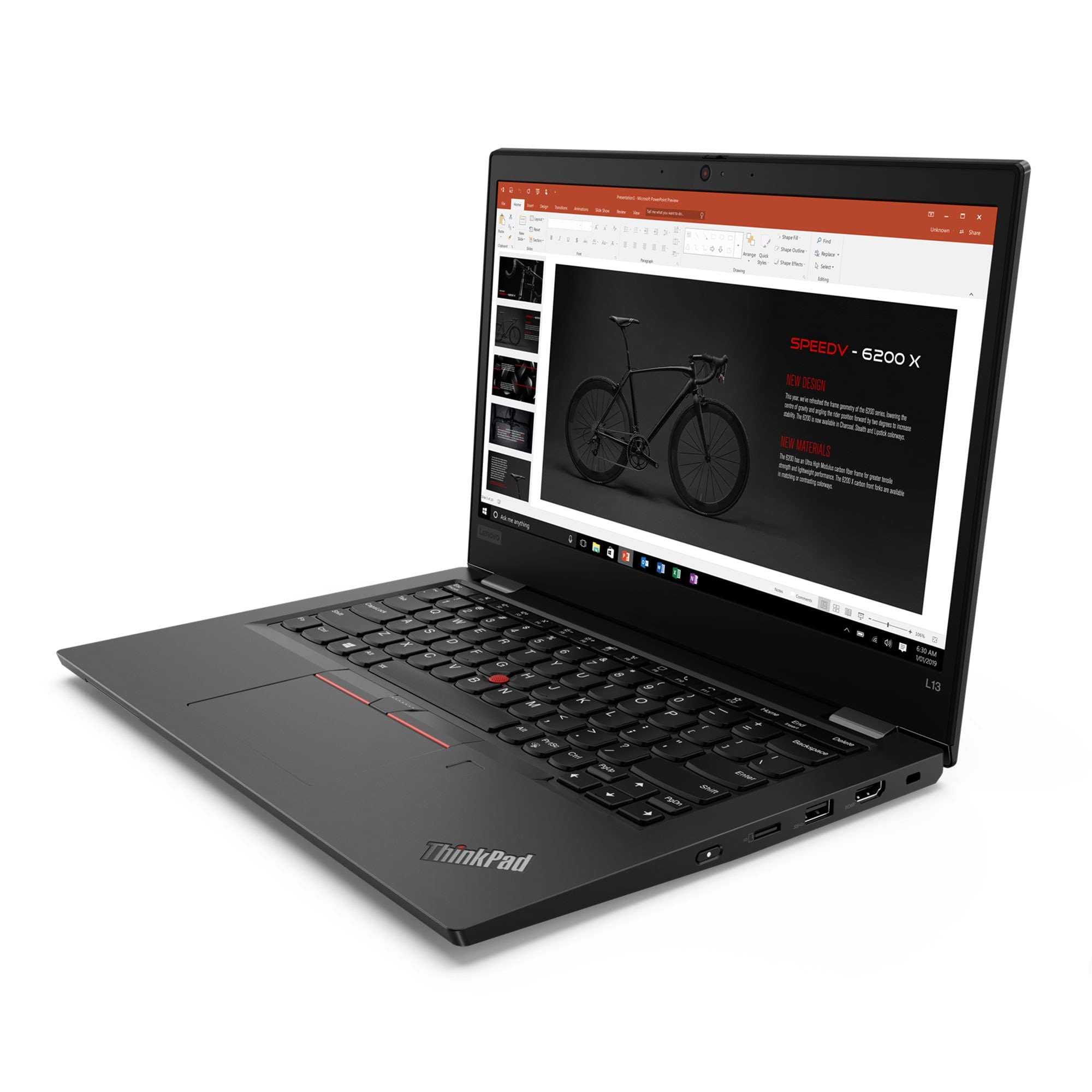 Laptop Lenovo ThinkPad L13 Gen 2 2022, tela 4K Ultra HD de 13,3