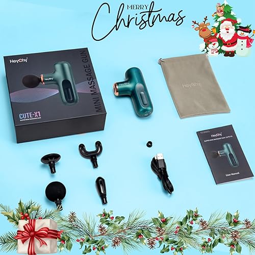 Miniatura 8 de Super Mini pistola de masaje, masajeador muscular de percusión de tejidos profundos, pistola de masaje de viaje, masajeador deportivo compacto,