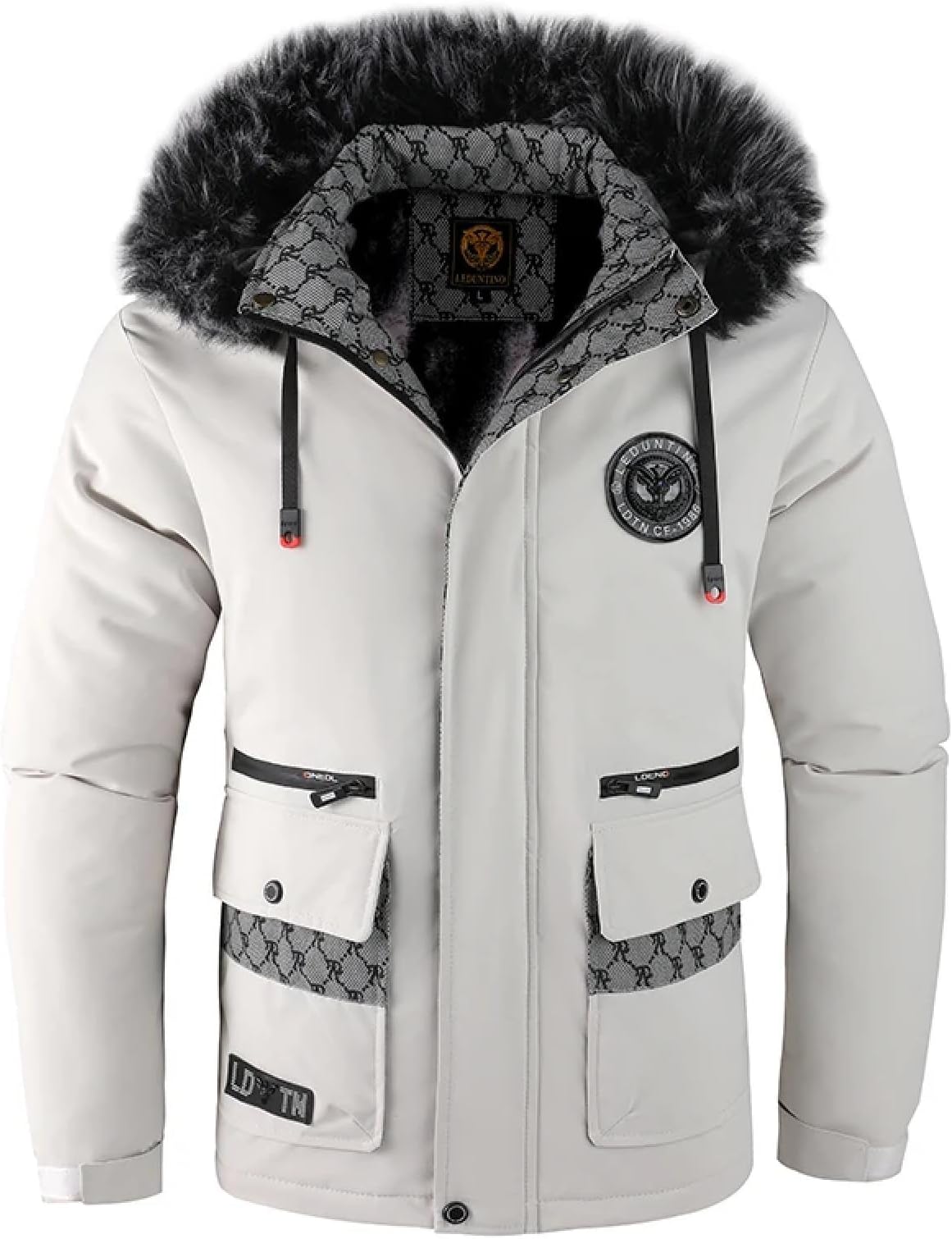 Down Jackets Coat Winter Padded Thickened Coat Men'S Casual Versatile Fashion Stand-Up Collar Jacket