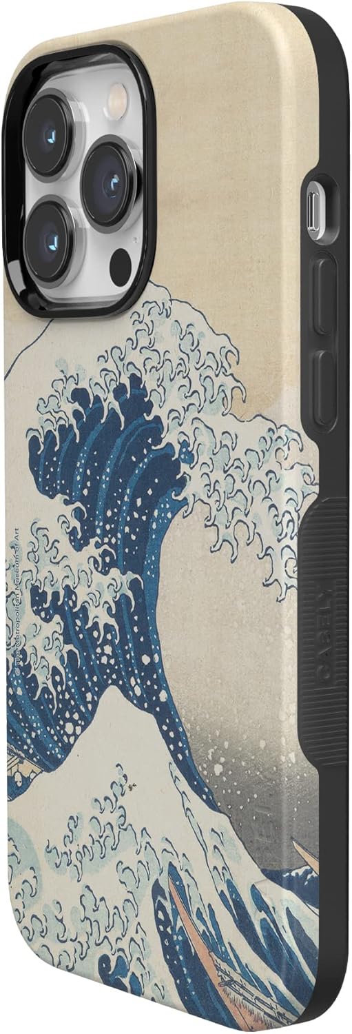 Casely iPhone 14 Pro Case | The Great Wave | The Met Museum | Bold Protective Design | Compatible with MagSafe