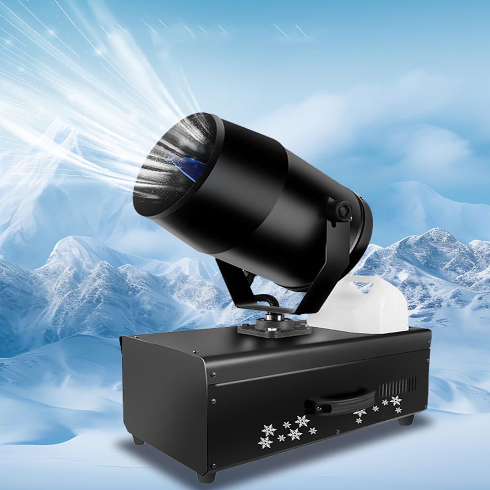 Générique Machines à Neige pour L'extérieur, Machine à Flocons De Neige à Tête Vibrante 2000 W, Machine De Pulvérisation De Flocons De Neige à Haut Rendement, pour Fête De Mariage en Intérieur