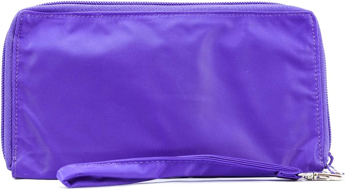 Big Skinny Women's Panther Clutch Slim Wallet, Holds Up to 40 Cards
