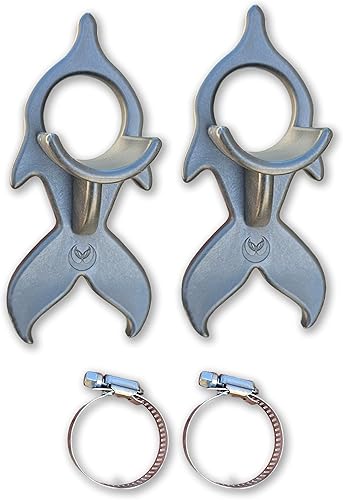 Soporte de manguera de piscina sobre el suelo, 2 unidades, soporte de tubo de filtro de 1.5 pulgadas, soporte de soporte de aspiración Intex,