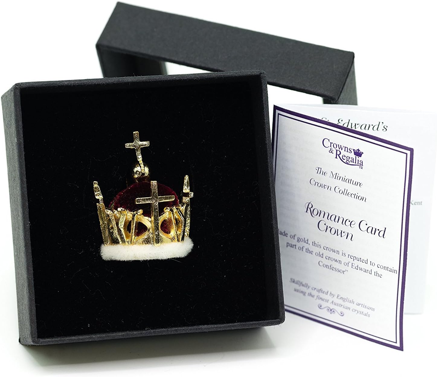 Inspired Treasures British Crown Jewels 1969 Prince of Wales Miniature Crown Hand Made in UK by Crowns&Regalia