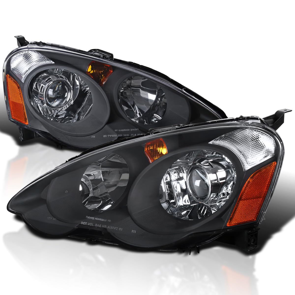 Amazon.com: SPEC-D TUNING Black Retro Style Projector Headlights
