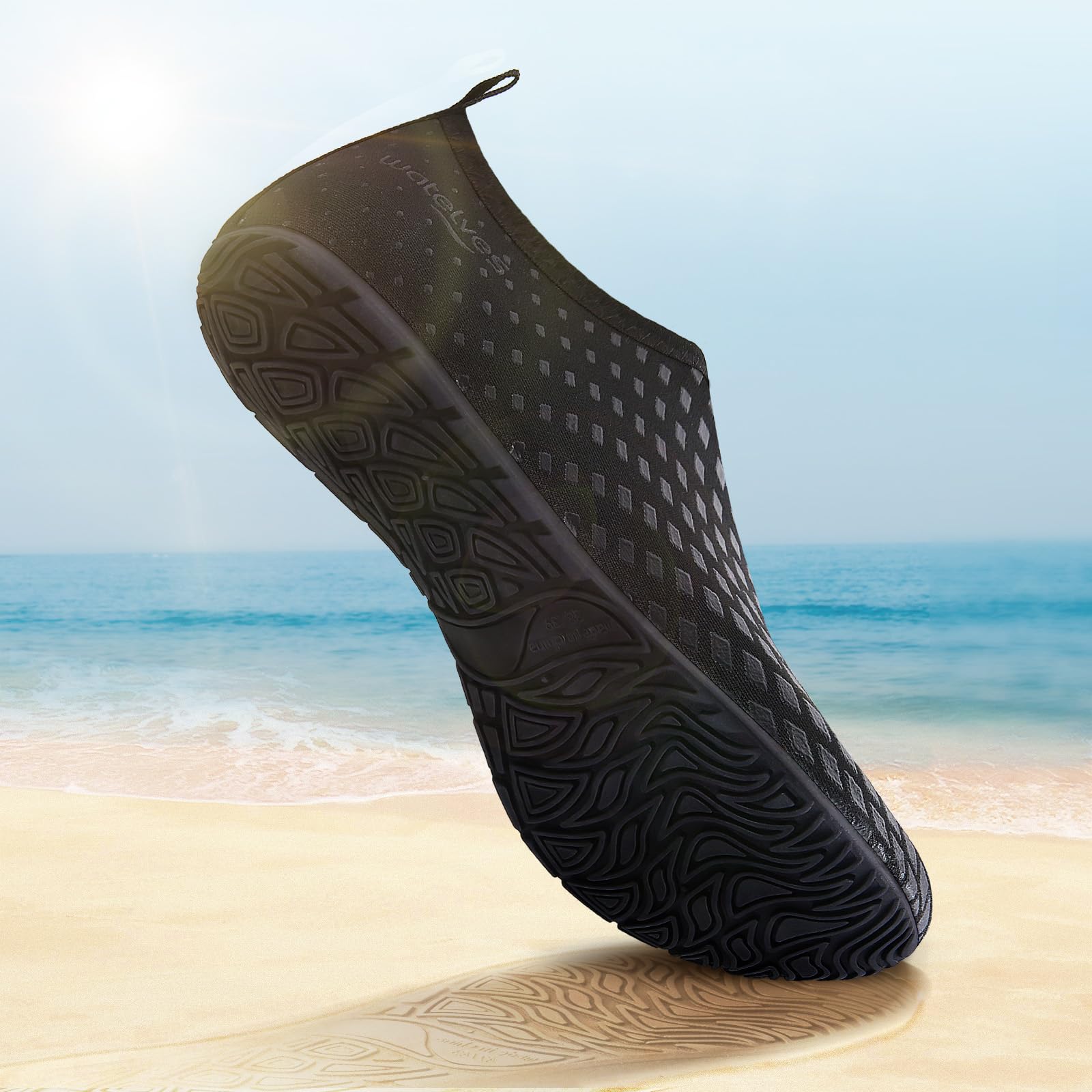 WateLves Scarpe da Scoglio Scarpette Donna Uomo Asciugatura Rapida Super Leggere Antiscivolo per Spiaggia e Snorkeling Unisex