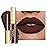 Depuplum Dark Brown Lipstick Matte for Women Color Stay Long Lasting Lipstick Smudgeproof Liquid Lipsticks Cruelty Free Lip Color, DM15 Chocolate