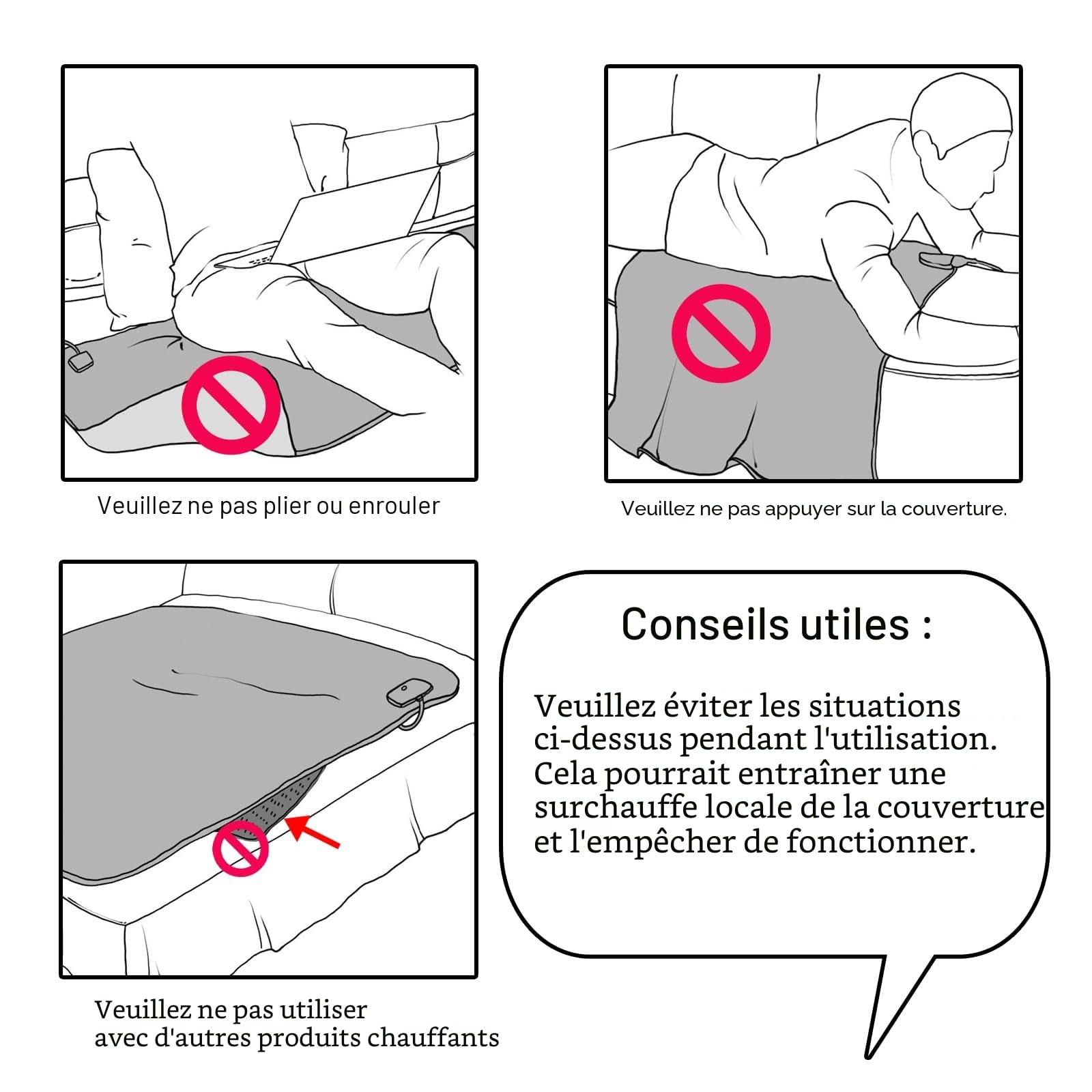 PROALLER Couverture Chauffante 190x130 CM, Double Flanelle Polaire Sherpa Lavable en Machine, Minuterie 9h et 10 Réglages de Chaleur, Couverture Chauffante 2 Places