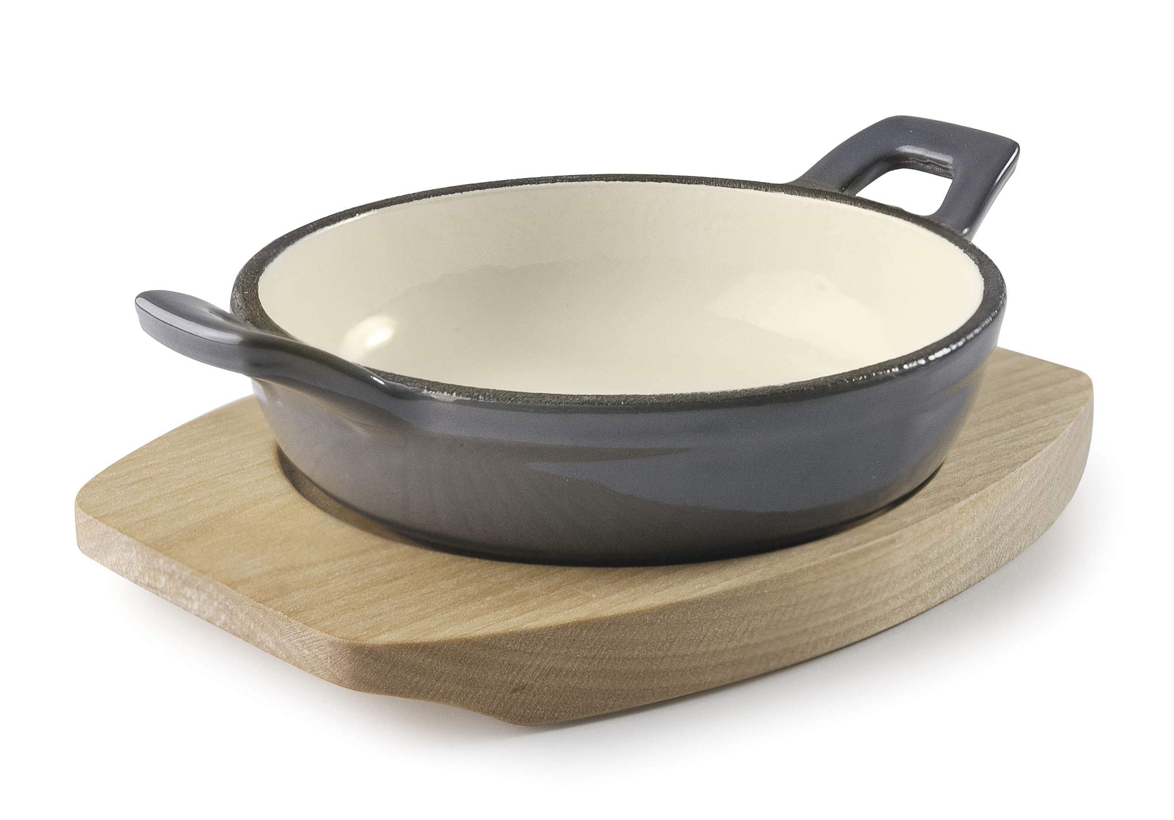 Casserole ronde Lacor 25848 aluminium 16 cm gris dégradé aux finitions soignées