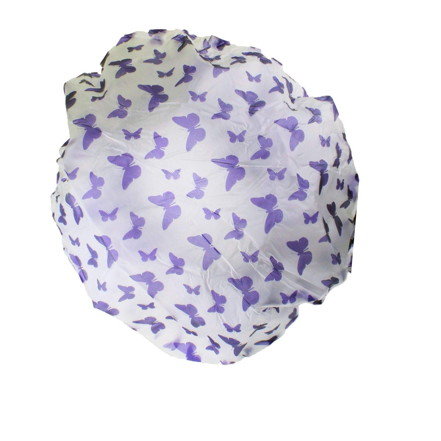 VEGA Premium Shower Cap for Women, Set of 2 | Waterproof Reusable Bath Cap for Hair Protection | Stylish Lightweight Shower Hat for Long Hair, Spa & Salon | Elastic Bathing Cap (SC-02)