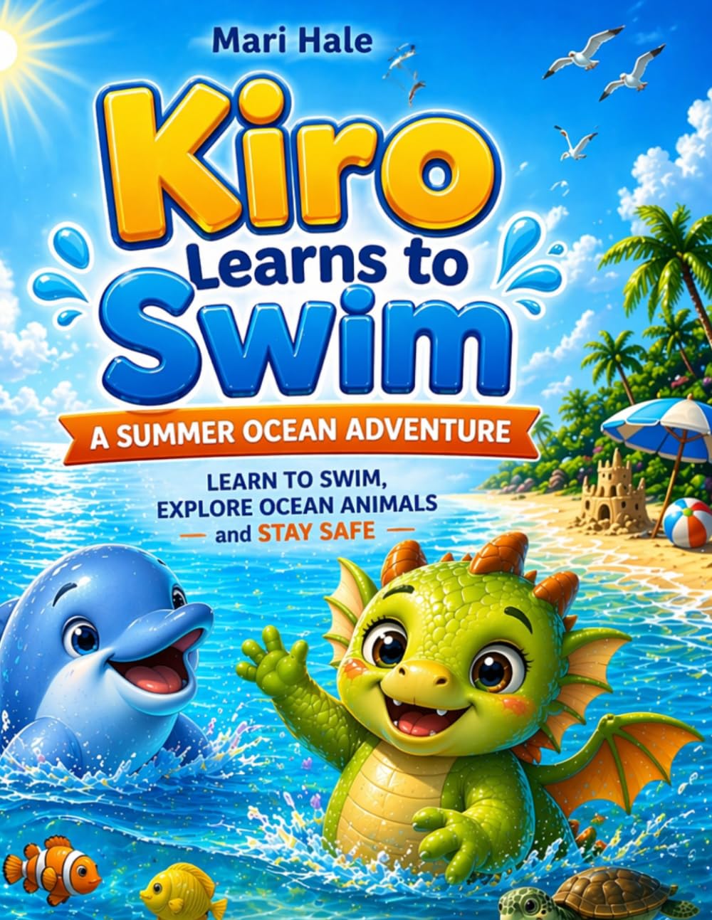 Kiro Learns to Swim: A Summer Ocean Adventure About Courage, Safety, and New Friends