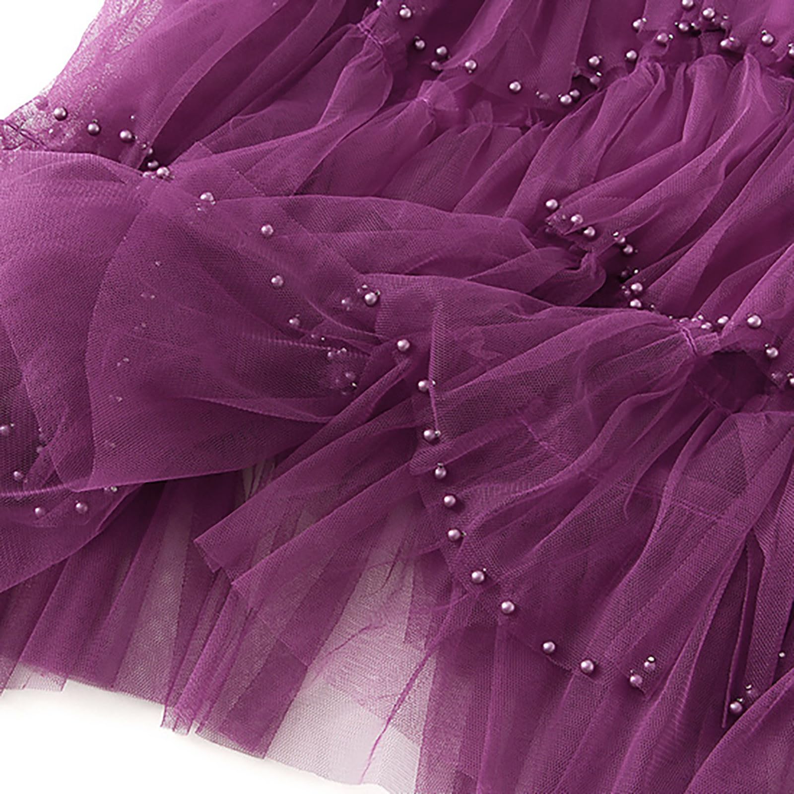 Jupe en Tulle pour Femmes, Jupe Longue en Tulle à Volants, Multicouche, Ligne A, Tutu, Bal de Promo, Mariage Jupe Blanche Taille Haute