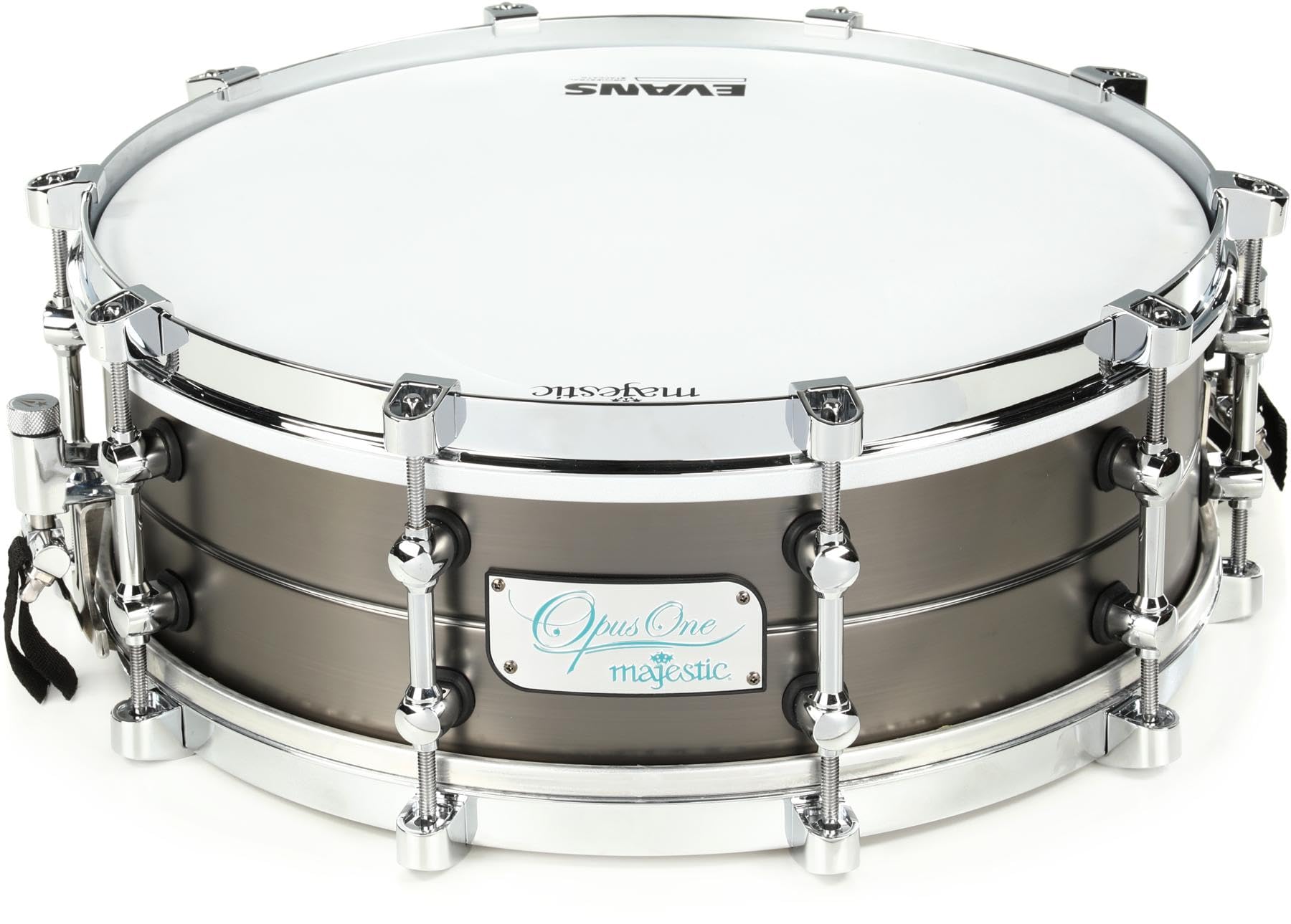 Majestic Opus One Brass Concert Snare - 5-inch x 14-inch, Antique Brushed Nickel
