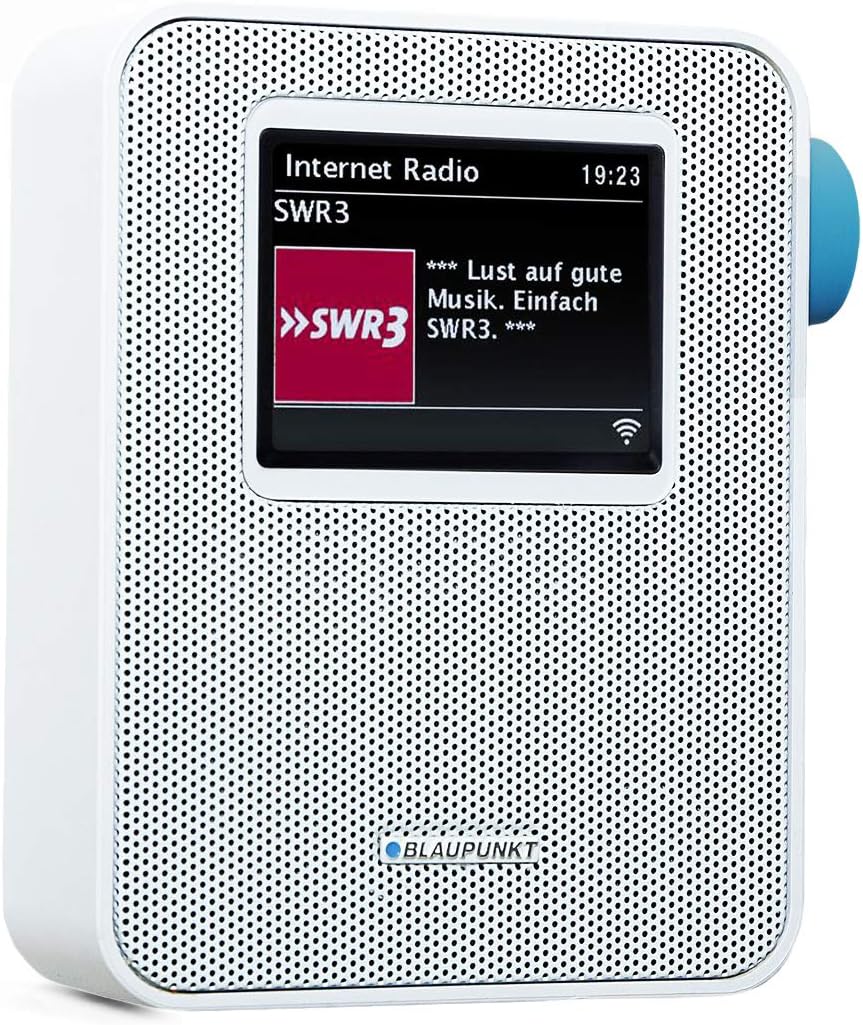 Blaupunkt PIB 100 WH Blaupunkt stopcontacten internetradio PIB 100 met wifi-ontvangst Internetradio met kleurendisplay. wit