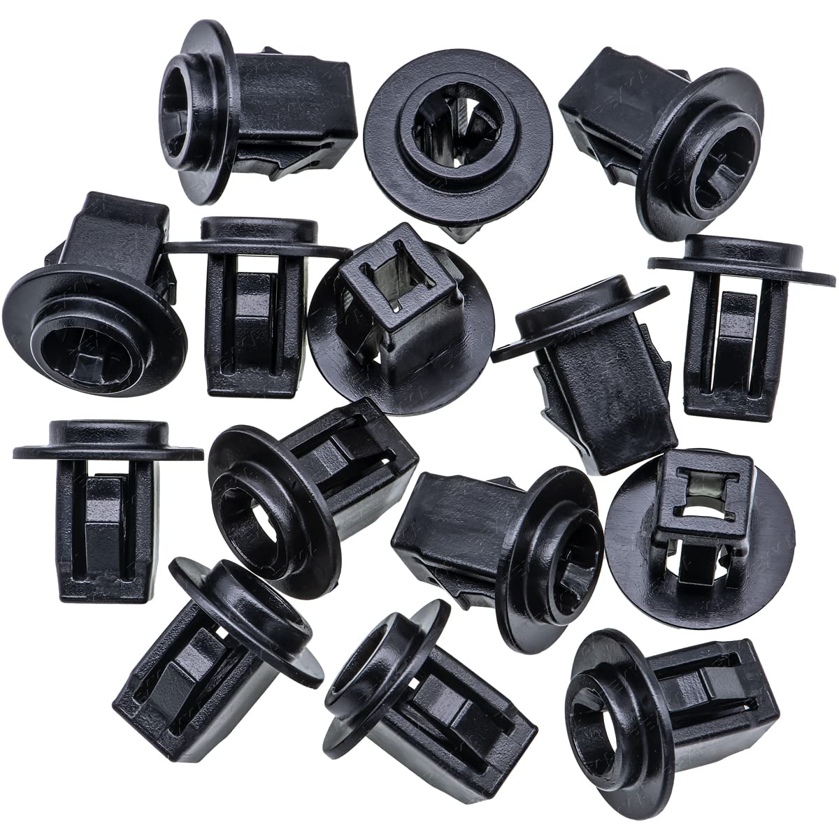 Rexka 15pcs Fender Liner Flare Retainer Nut Screw Grommet for