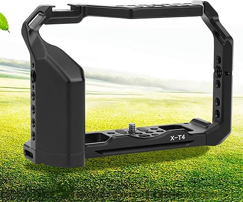 Miniatura 9 de Jaula de cámara, para cámara sin espejo -4, con orificio de tornillo de 14 y 38 pulgadas, con montaje de zapata fría de extensión, jaula de video de