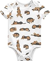 Vista 35 de vvfelixl Trajes de bebé lindos conjuntos de cachorros de manga corta de algodón ropa de bebé para niños niñas 0-24 meses