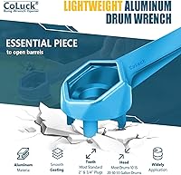 Vista 7 de Llave de Tapón de Barril Llave para Barriles de 55 Galones Herramienta Abrebarriles para Abrir Barriles de 10, 15, 20, 30, 50, 55 Galones Se