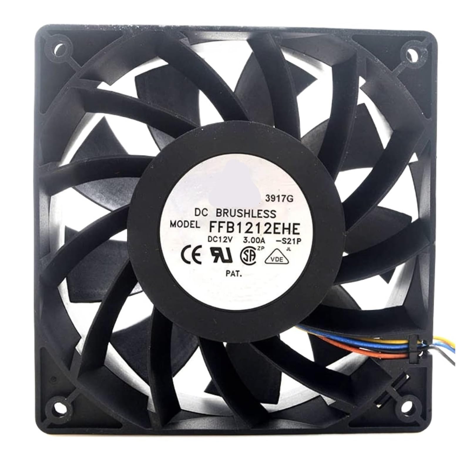 Ventilateur 120 mm FFB1212EHE grand débit de 200 CFM pour refroidissement PC