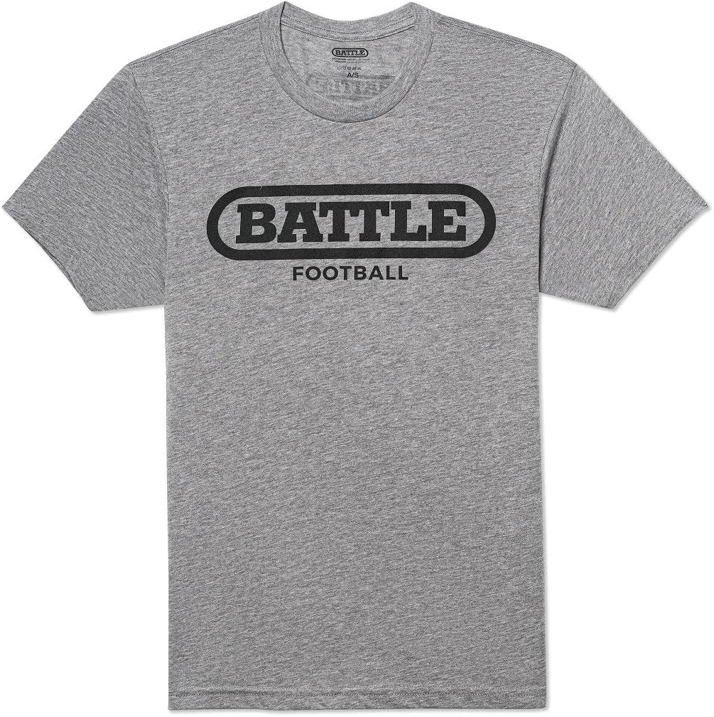 Battle THEE Original Sports Football T-Shirt, Athletic Fit, Tri-Blend Fabric, Adult & Youth