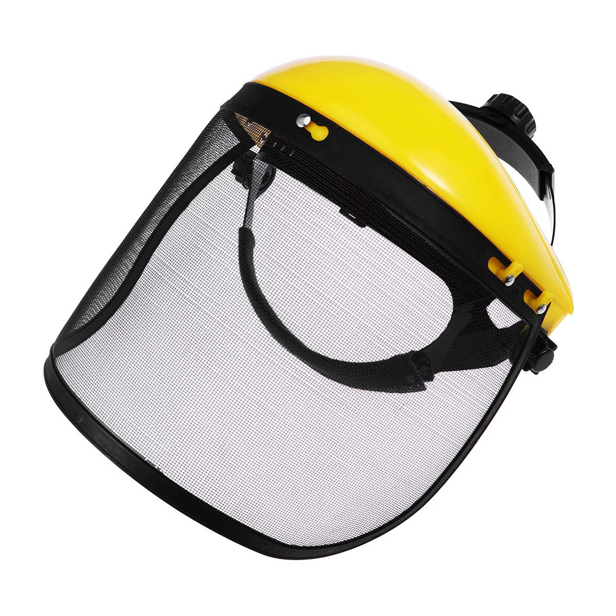 TOPBATHY Wire Mesh Safety Face Shield Chainsaw Protective Helmet with