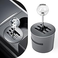 MIFMIA Crystal Cup Holder Shifter for Tesla Model 3/Y Highland Juniper - Manual Gear Stick Feel, Precise Control