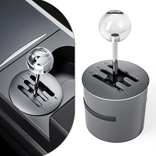 MIFMIA Crystal Cup Holder Shifter for Tesla Model 3/Y Highland Juniper - Manual Gear Stick Feel, Precise Control