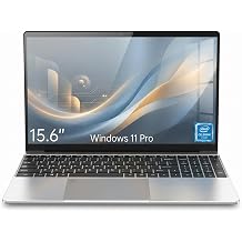 15.6 in Laptop, Business Laptop Computer with 5205U Processor 8GB RAM 128GB SSD, Dual USB 3.0, 1920x1080 FHD Display, Wi-Fi 5, Fingerprint/Backlit Keyboard