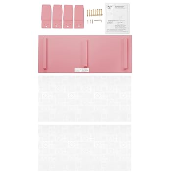Dream On Me 3-in-1 Universal Toddler Bed Convertible Kit Converts Toddler Bed into Table & Chair Set, Includes 2 Cushion Pads, New Zealand Pine Wood, BSA Certified - Rose