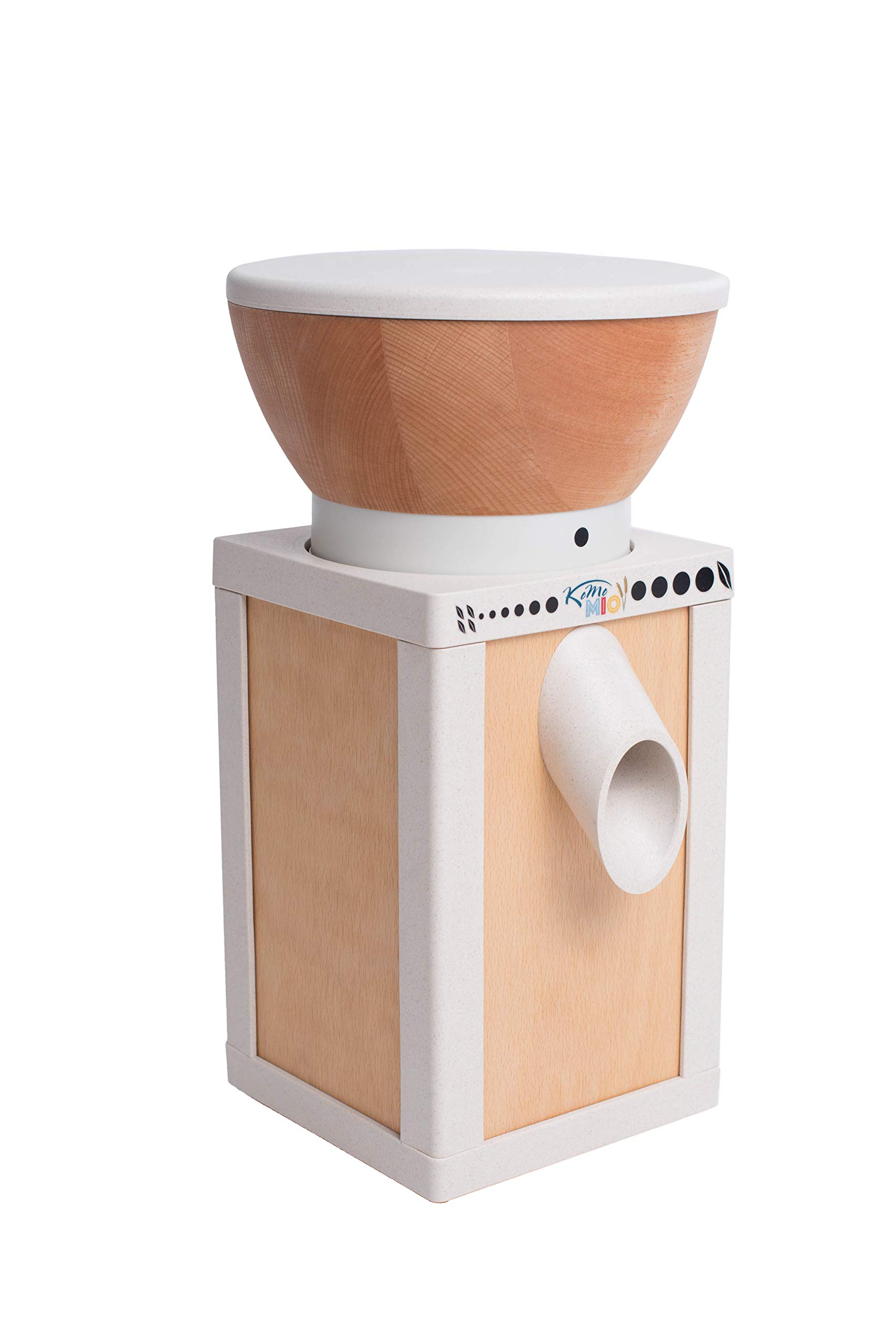 KoMo KoMoMio mulino per cereali | Natura/Bianco | 400 Watt | materiali innovativi