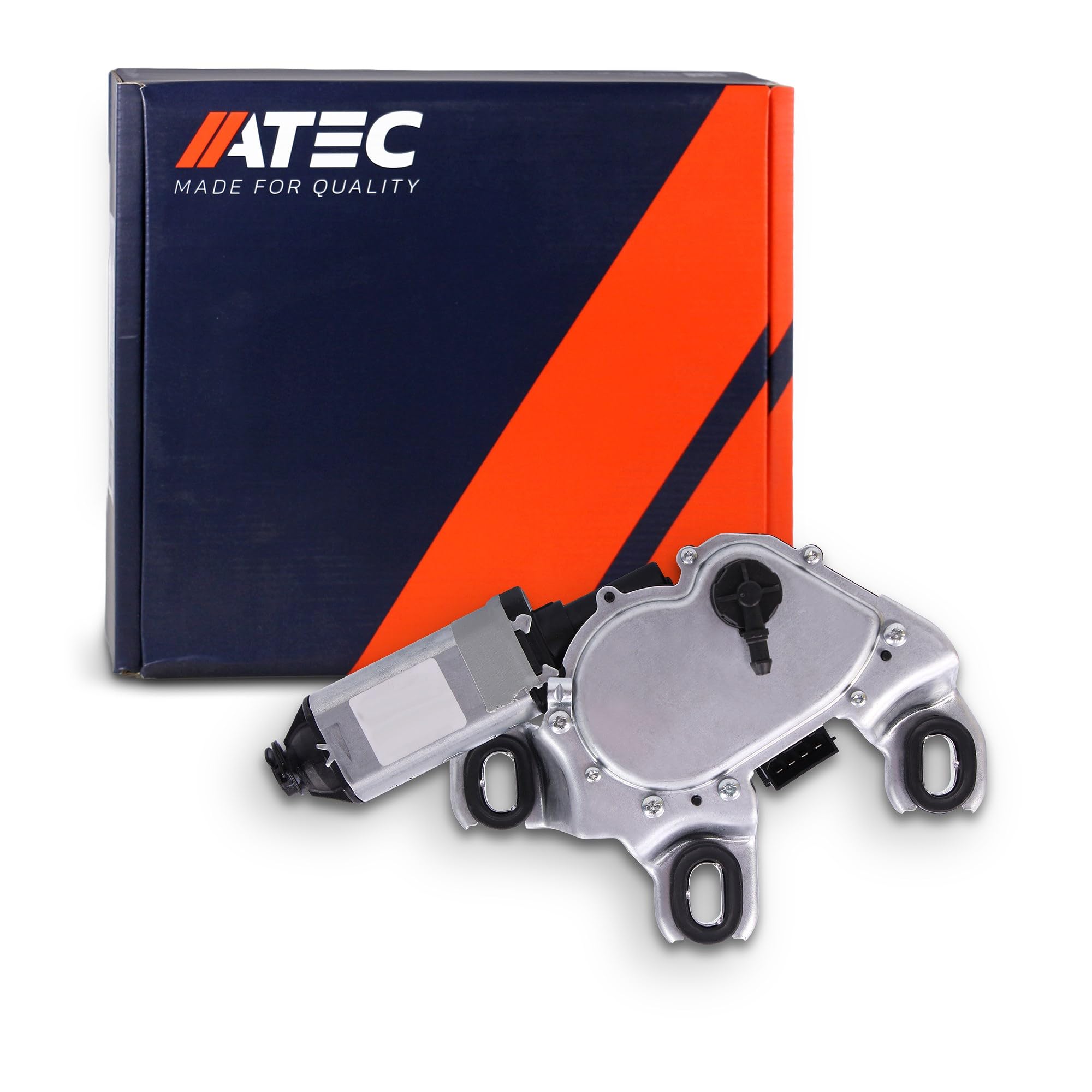 ATEC Germany Scheibenwischermotor 12v hinten, Heckscheibenwischermotor Kompatibel mit SKODA OCTAVIA II (1Z3)