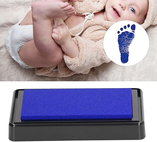 Miniatura 5 de TOPINCN Almohadilla de tinta de huella de bebé, almohadilla de tinta para huella de bebé, almohadilla de tinta de huella de mano de bebé con