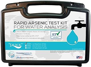 Industrial Test Systems Quick 481297-I Arsenic Low-Range for Water Quality Testing, 50 Tests, 12 Minutes Test Time