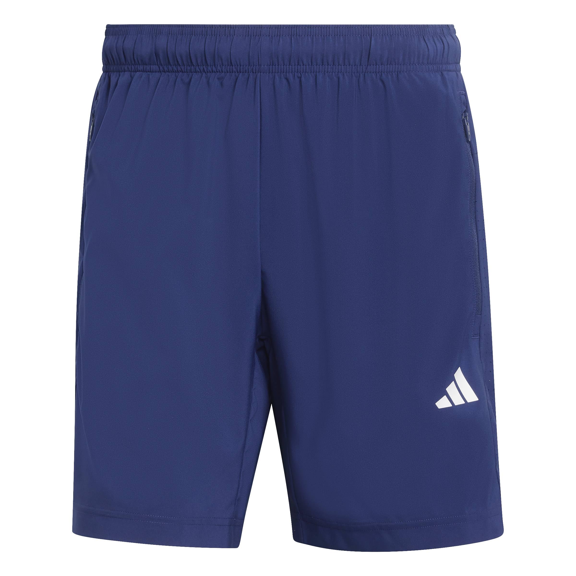adidas Men's Workout Essentials Base Woven Short Shorts, Dark Blue, XXL