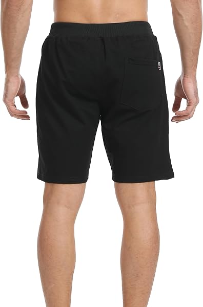 JustSun Short Sport Homme Running Coton avec Poches Zippées - 2