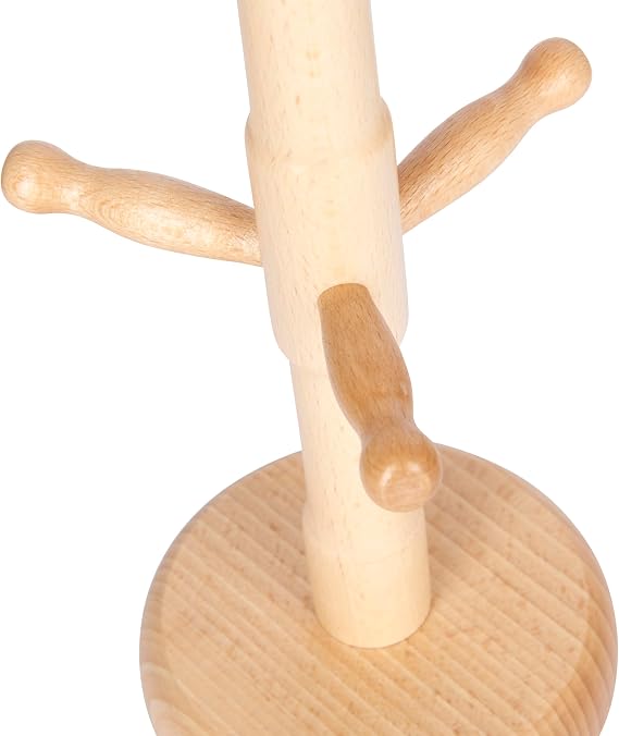 KitchenCraft Wooden Mug Tree Stand