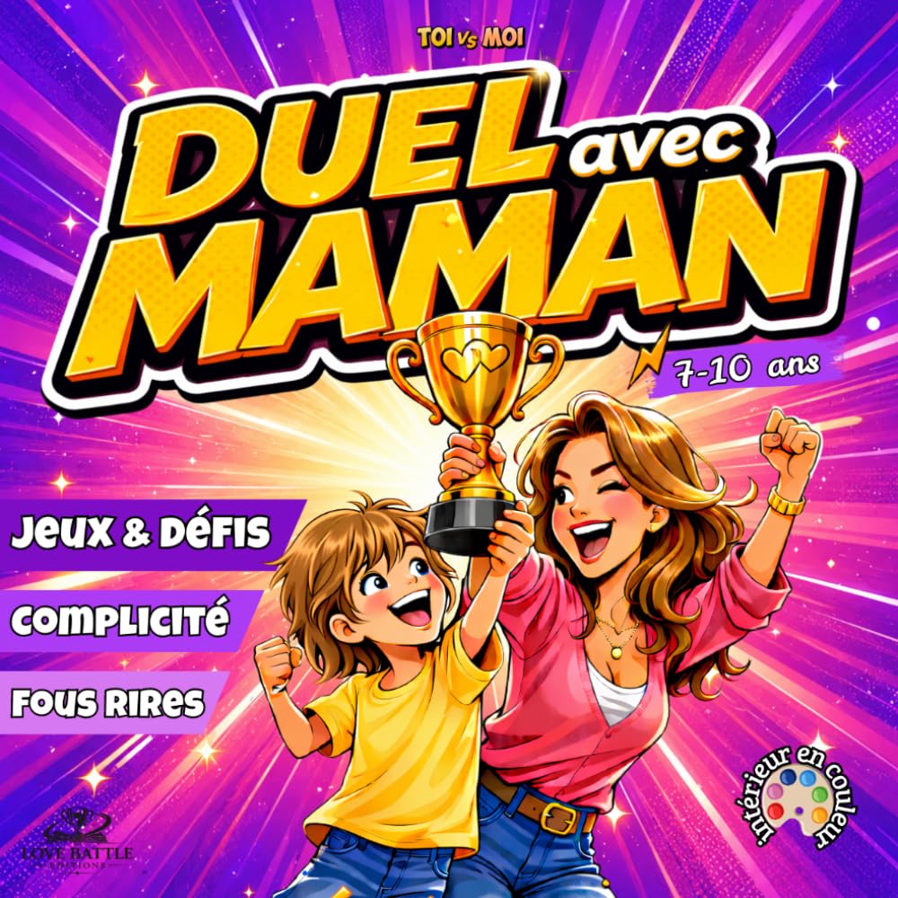 Duel avec Maman - Livre d'activités parent-enfant pour 7-10 ans