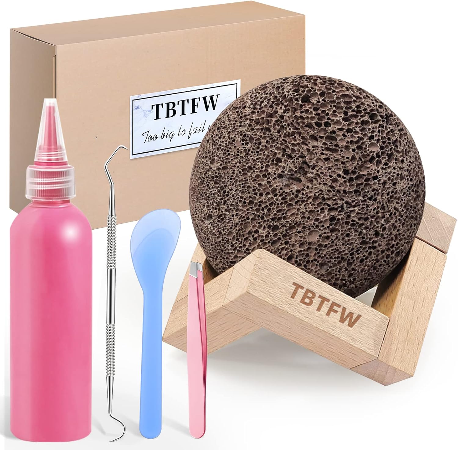 TBTFW Pick and Peel Stone Kit, 80ml Red Pick Stone for Anxiety Relief